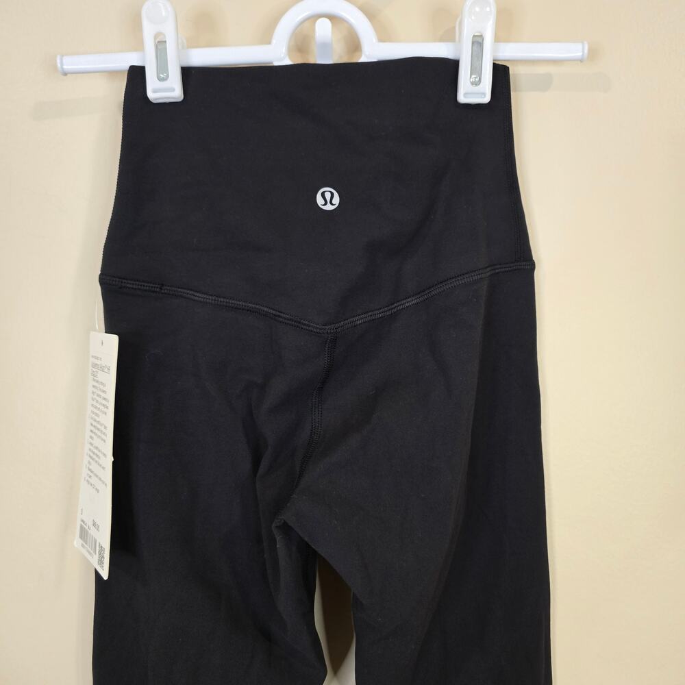 NEW NWT Women's Lululemon Align HR Crop 23" Black Leggings | Size 0 - Picture 5 of 9